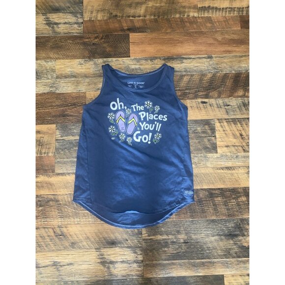 Life is Good Crusher Women’s Tank “oh‎ the places you’ll go” - Picture 1 of 2